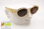 CHAGALL by Visibilia mod. LL2560 155 Vintage Sunglasses, semi-round clear/yellow, New Old Stock 1990s