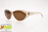 REVLON mod. RV101 64G Vintage Sunglasses women clear/brown, New Old Stock 1990s