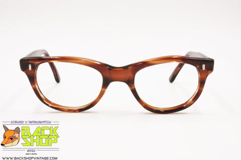 1940s-1950s Little/Small wayfarer eyeglass frame, real acetate sheet material, New Old Stock