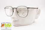 LOOK mod. 538 matte black square glasses frame, classic eyeglass men women, New Old Stock 80s