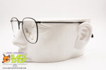 LOOK mod. 538 matte black square glasses frame, classic eyeglass men women, New Old Stock 80s