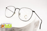 LOOK mod. 538 matte black square glasses frame, classic eyeglass men women, New Old Stock 80s