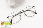 LOOK mod. 538 matte black square glasses frame, classic eyeglass men women, New Old Stock 80s