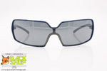 KRIZIA mod. KZ 147 Vintage Sunglasses mono embedded lens, space age style blue, Deadstock defects
