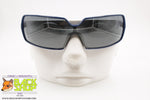 KRIZIA mod. KZ 147 Vintage Sunglasses mono embedded lens, space age style blue, Deadstock defects