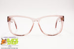 MENRAD mod. 612-118 Pale rose/Pink transparent wayfarer glasses frame women, New Old Stock 80s