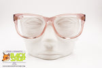 MENRAD mod. 612-118 Pale rose/Pink transparent wayfarer glasses frame women, New Old Stock 80s