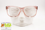 MENRAD mod. 612-118 Pale rose/Pink transparent wayfarer glasses frame women, New Old Stock 80s