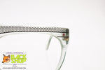 ROBERTO MECIANI mod. 701 C.80 PAT.9804 C.86 Vintage Rare Italian Sunglasses frame, checkerboard with strass, New Old Stock 1980s