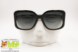 GALILEO Sunglasses women, squared & thick arms totally black, New Old Stock 1990s