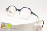 TIM Vintage Crazy eyewear frame, Squared front & round lenses, New Old Stock 1980s