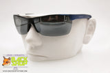 NIKEI mod. N134 003 Vintage Sunglasses black & blue plastic frame, sport model, New Old Stock 2000s
