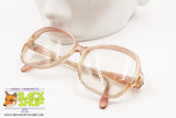 LOZZA mod. ARPA Vintage 1970s eyeglass frame women, Pink rose acetate & Pearl, New Old Stock