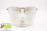 FINISSIMO mod. F116 M005 Oval eyeglass frame innovative structure, Brown metal, New Old Stock