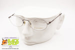 FINISSIMO mod. F116 M005 Oval eyeglass frame innovative structure, Brown metal, New Old Stock