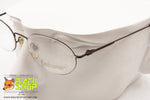 FINISSIMO mod. F116 M005 Oval eyeglass frame innovative structure, Brown metal, New Old Stock