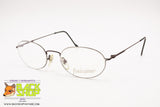 FINISSIMO mod. F116 M005 Oval eyeglass frame innovative structure, Brown metal, New Old Stock