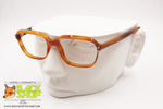 ELEMENT 1960s Classic rectangular glasses frame eyeglass, brown tones, New Old Stock