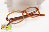 ELEMENT 1960s Classic rectangular glasses frame eyeglass, brown tones, New Old Stock