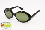 Authentic 1950s - 1960s sunglasses women ladies Bug Eye, Black frame, New Old Stock