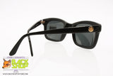 GIUGIARO mod. G-609 C-2011 Vintage Sunglasses, lucite black wayfarer, New Old Stock