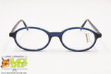 FOVES 137/77 46[]18 Oval glasses frame, deep blue acetate, New Old Stock 80s