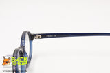 FOVES 137/77 46[]18 Oval glasses frame, deep blue acetate, New Old Stock 80s