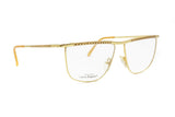 LAURA BIAGIOTTI mod. V 180 G45 Vintage eyeglass frame golden, New Old Stock 1980s