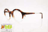 EXESS mod. 3-1875 A038 UO Round Sunglasses frame, bicolor brown & clear, New Old Stock 2000s