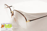 LOZZA mod. NYRIM 4, 56[]16 half rimmed frames glasses nylor, Made in Italy 1970s, New Old Stock