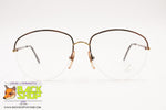 LOZZA mod. NYRIM 4, 56[]16 half rimmed frames glasses nylor, Made in Italy 1970s, New Old Stock