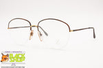 LOZZA mod. NYRIM 4, 56[]16 half rimmed frames glasses nylor, Made in Italy 1970s, New Old Stock