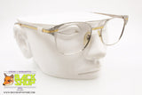 Unbranded/Artisanal frame glasses men, Silver & Golden chiseled, New Old Stock 1970s/1980s