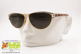 NAZARENO GABRIELLI Vintage 80s Sunglasses women ladies, engraved rims perimeter, New Old Stock