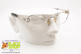 BLUMARINE by Visibilia mod. BM 95251 054 Vintage frame, Silver rectangular, New Old Stock