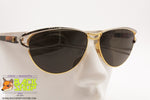 NAZARENO GABRIELLI Vintage 80s Sunglasses women ladies, engraved rims perimeter, New Old Stock