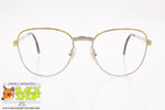 Unbranded Vintage eyeglass frame made in Italy, Golden & Silver women, New Old Stock