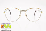 Unbranded Vintage eyeglass frame made in Italy, Golden & Silver women, New Old Stock