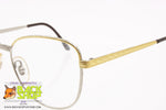 Unbranded Vintage eyeglass frame made in Italy, Golden & Silver women, New Old Stock