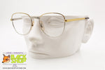 Unbranded Vintage eyeglass frame made in Italy, Golden & Silver women, New Old Stock