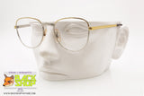 Unbranded Vintage eyeglass frame made in Italy, Golden & Silver women, New Old Stock