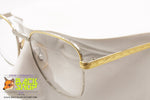 Unbranded Vintage eyeglass frame made in Italy, Golden & Silver women, New Old Stock