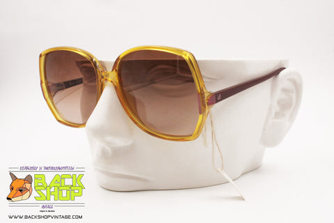 VIENNALINE mod. 1563 Vintage Sunglasses Big square, women vintage eyewear, New Old Stock 70s