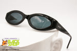 GAS, Vintage 1990s Cat eye Sunglasses, Black lucite thick 3D effect, New Old Stock 1990s