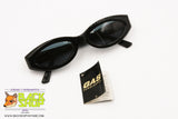 GAS, Vintage 1990s Cat eye Sunglasses, Black lucite thick 3D effect, New Old Stock 1990s