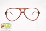 PERSPECTIVE mod. SUNLIGHT 185 302, Vintage frame glasses aviator, soft brown cellulose, New Old Stock