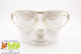 CHLOE' Lunettes mod. 031 201 Vintage eyeglass frame women, white adorned, New Old Stock 1980s