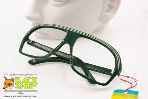 POLAROID mod. 8680 Vintage Men Sunglasses frame, green & striped white, New Old Stock 70s