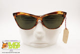 NILSOL Authentic 1960s Women's sunglasses, Tortoise Brown cat eye Made in Italy,  New Old Stock