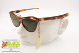 NILSOL Authentic 1960s Women's sunglasses, Tortoise Brown cat eye Made in Italy,  New Old Stock